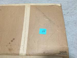 lot 116 image: M-D Building Products 36 in. x 36 in. Cloverleaf Aluminum Sheet, Silver not used