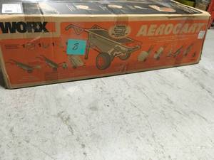 lot 8 image: Worx 4 cu. ft. AeroCart open box in good condition
