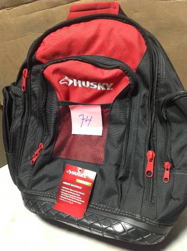 Husky rubber outlet bottom backpack