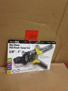lot 20 image: Apollo 38 in. to 1 in. 1-Hand PEX Pinch Clamp Tool  in good condition