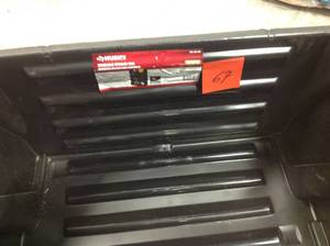 lot 67 image: Stackable Storage Bin in Black  in good condition