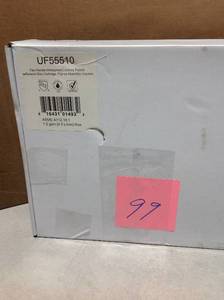 lot 99 image: Ultra Faucets Twist Collection 8 in. Widespread 2-Handle Bathroom Faucet in Chrome  in good condition