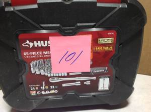 lot 101 image: Husky Mechanics Tool Set (65-Piece)