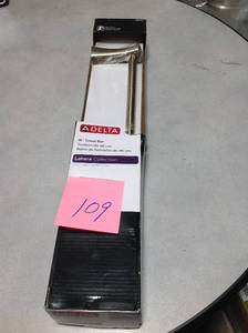 lot 109 image: Lahara 18 in. Towel Bar in Champagne Bronze  in good condition