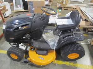 lot 54 image: Poulan Pro PP20VA46 46 Riding Lawn Mower