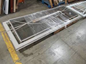 lot 233 image: LARSON Tradewinds Premium Sandstone Full-view Aluminum Storm Door (Common 36 X 80) 1560409217