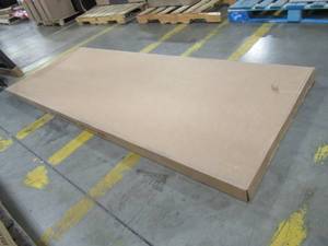 lot 223 image: Aria 36 in. x 8 ft. Bronze  Powder Coated Aluminum Preassembled Deck Railing, AP162308Z