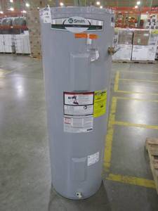 lot 112 image: A.O. Smith Signature 50-Gallon Tall 4500-Watt Double Element Electric Water Heater E6-50H45DV