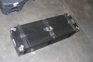 lot 63 image: 9 x 12 (9 Feet x 12 Feet) Video Projection Screen Kit with Truss and Hard-Sided Travel  Storage Case