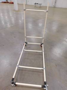 lot 245 image: Custom Rolling Utility Cart