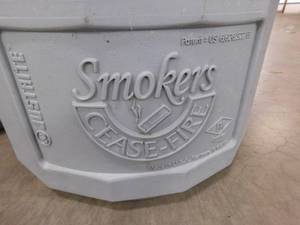 lot 278 image: 2 - Justrite Commercial Cigarette Disposals