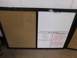 lot 289 image: 2 - Dry EraseCork Boards