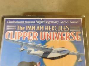 lot 310 image: Collectible Model Pan Am Hercules Clipper Universe Airplane