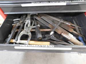 lot 316 image: Toolbox with Tools - 26(w) x 13(h) x 18(d)