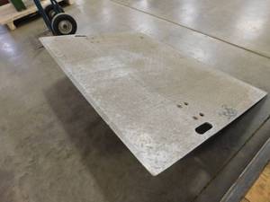 lot 319 image: Aluminum Dock Plate - 36 x 48