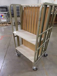 lot 325 image: Rolling Storage Cart - 28 x 56 x 24