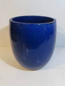 2 Blue Outdoor PotsPlanters