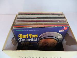Box of 50 Miscellaneous Records