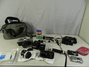 lot 42 image: Cameras, Cases, and More