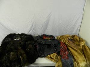 lot 49 image: Harley Davidson Leather Jacket and More