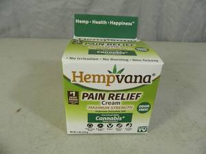 lot 69 image: New Hempvana Pain Relief Cream