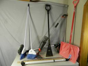 lot 79 image: New Shovel, Long Handle Tools, Etc