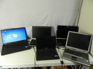 lot 87 image: 5 Laptop Computers