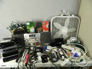 lot 94 image: Fan, Car Stereos, Assorted Electronics