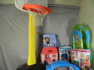 lot 115 image: Mega Bloks, Little Tikes Basketball Hoop, More