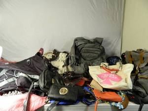 lot 142 image: Large Assortment of Bags, Purses, and More