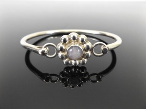 .925 Sterling Silver Opal Dichroic Flower Bracelet