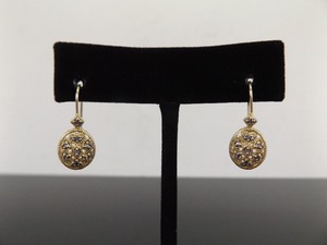 .925 Sterling Silver Crystal Hook Clasp Earrings