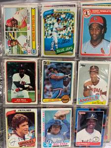 lot 7 image: Binder Full of Baseball & Basketball Cards