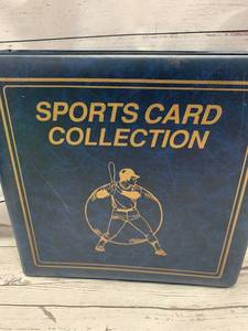 lot 8 image: Binder Full of Football & Basketball Cards