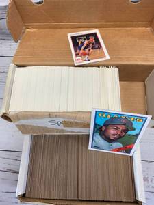 lot 20 image: Boxes of 1988 Topps & 1991 Basketball Cards