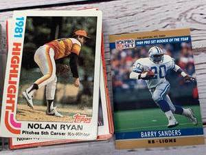 lot 34 image: Huge Lot of Sports Star Cards (including autograph)