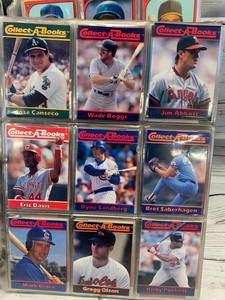 lot 38 image: 3 Binders Full of 80s & 90s Baseball Cards