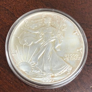 lot 4 image: 1990 Silver Eagle
