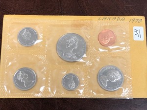lot 34 image: 1970 Canadian Mint Set