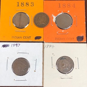 lot 46 image: Indian Head Cents