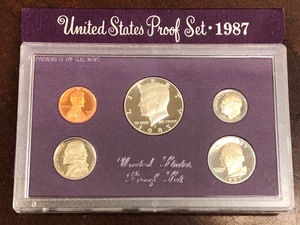lot 24 image: 1987 Proof Set