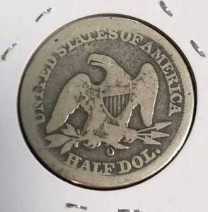 1854-O US SEATED LIBERTY HALF DOLLAR