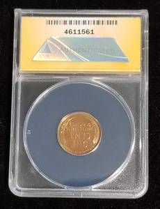 1954 PROOF US WHEAT CENT PF65 RED ANACS