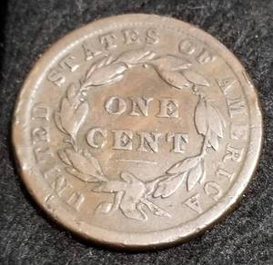 1839 US SILLY HEAD LARGE CENT