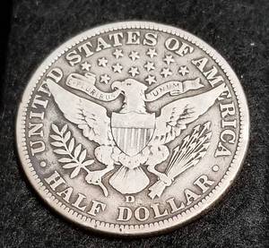 1915-D BARBER HALF DOLLAR