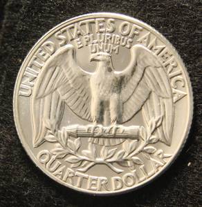 1957 PROOF WASHINGTON SILVER QUARTER