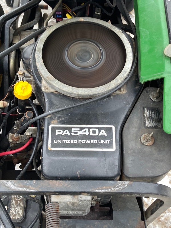 John deere f525 online engine