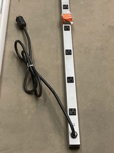 lot 58 image: Lot Of (8) LED Lights Tubes & (1) Power Strip