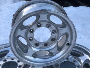 lot 19 image: (3) 8-Lug Ford Truck Rims