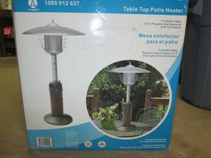 Table Top Patio Heater Open Box ...